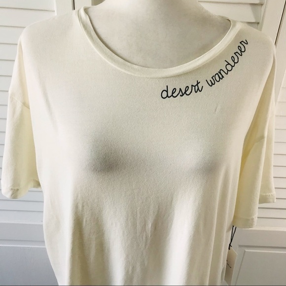7 FOR ALL MANKIND Cream Shirt Size Large - Picture 2 of 10